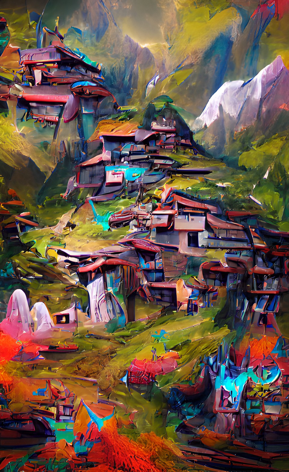 hidden village in the mountains preview