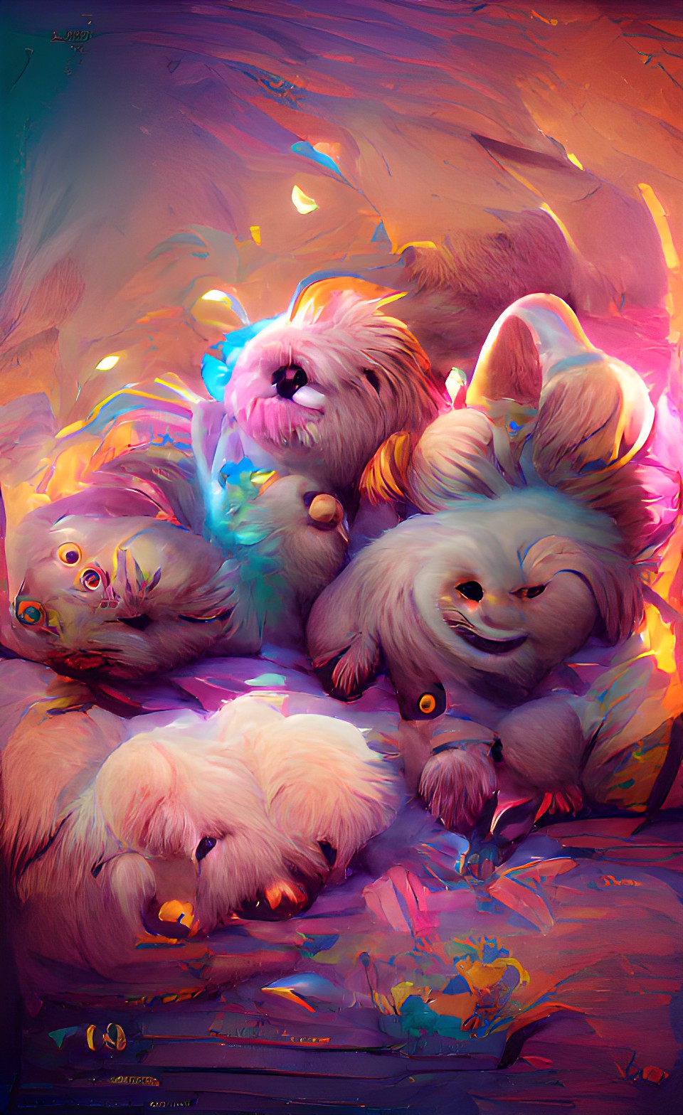 happy little fluff balls preview