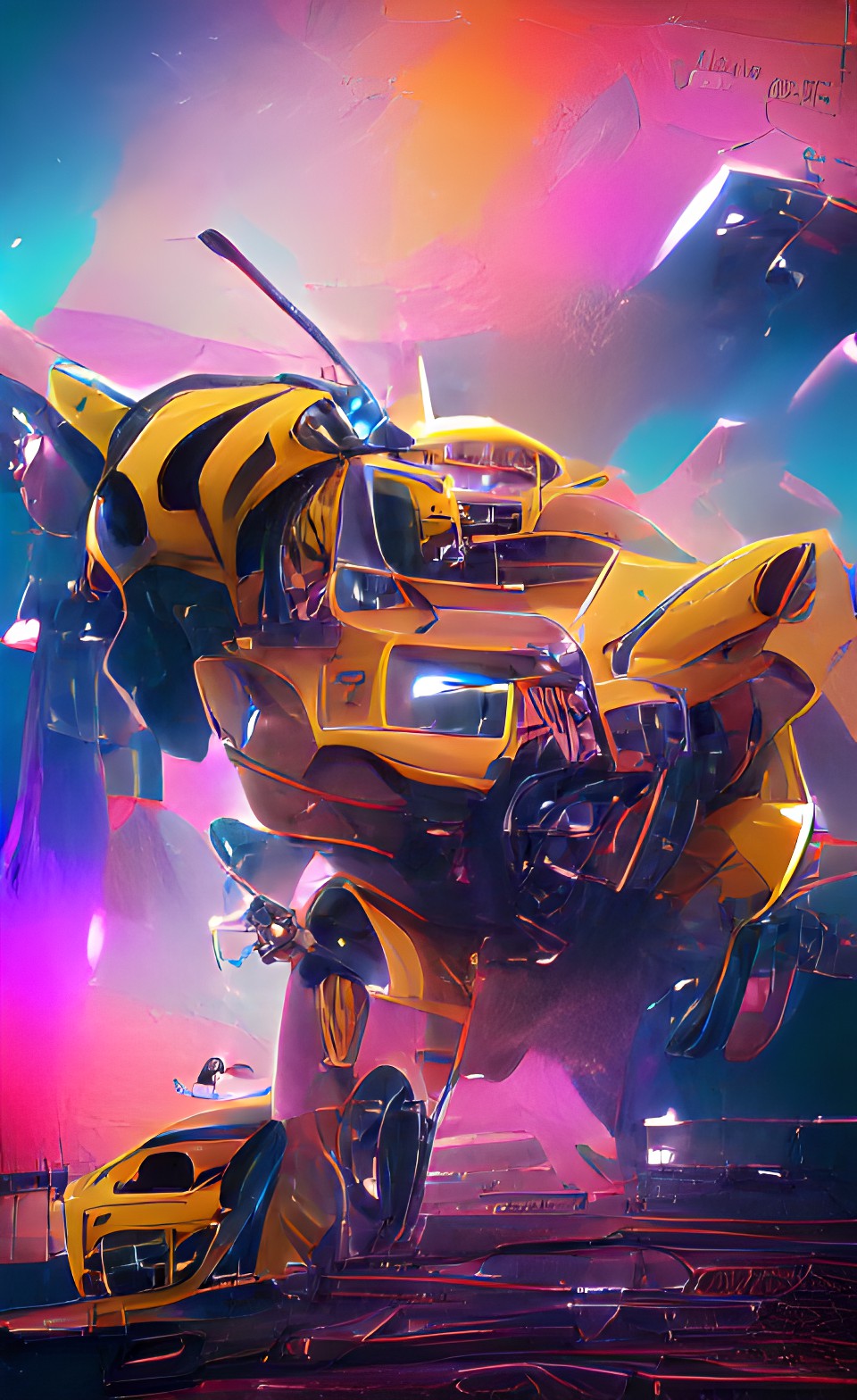 Bumblebee II - g1 bumblebee vw artstation 8k 3d preview