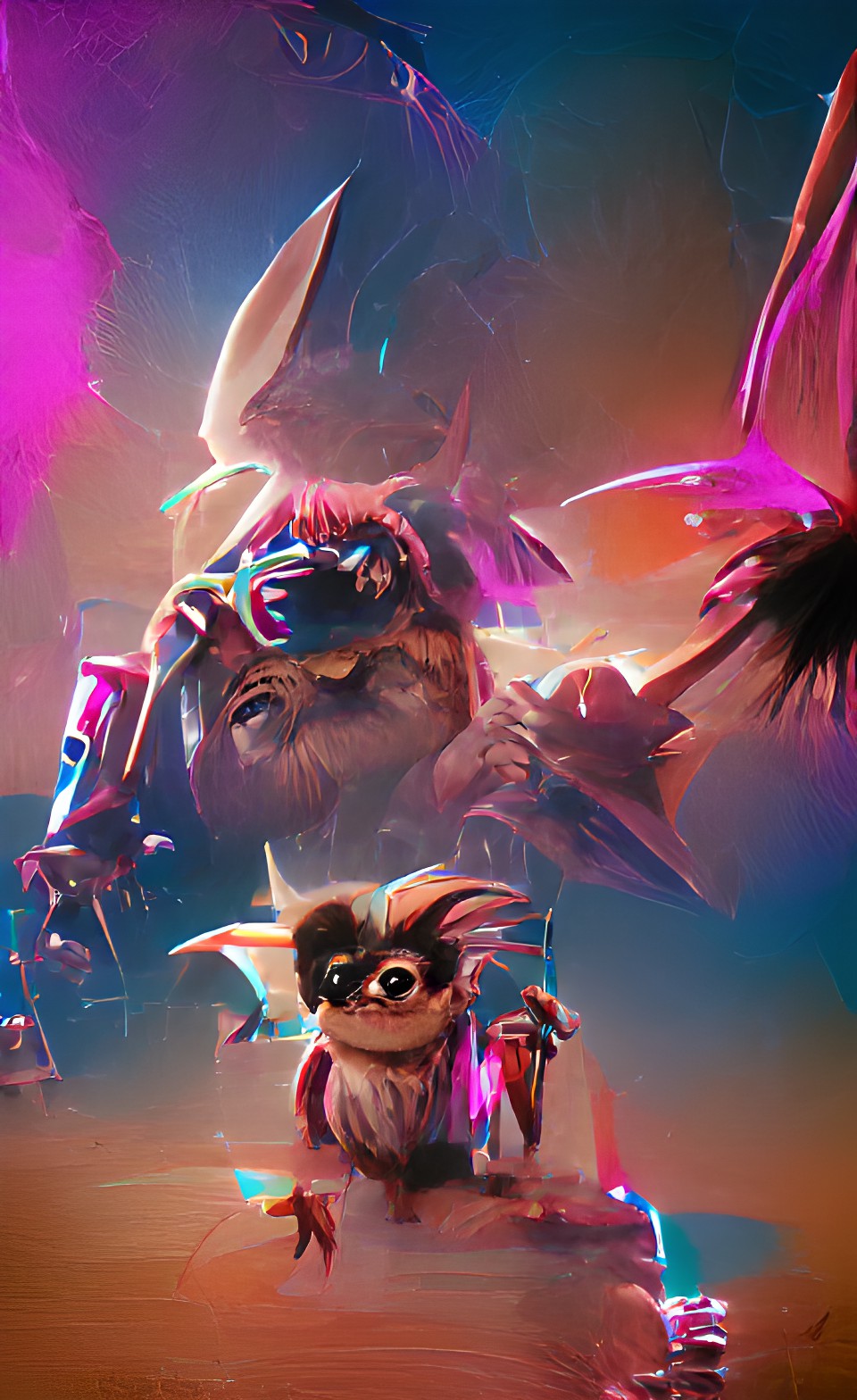 Gizmo Microwaved - gizmo lord of gremlins artstation.com preview