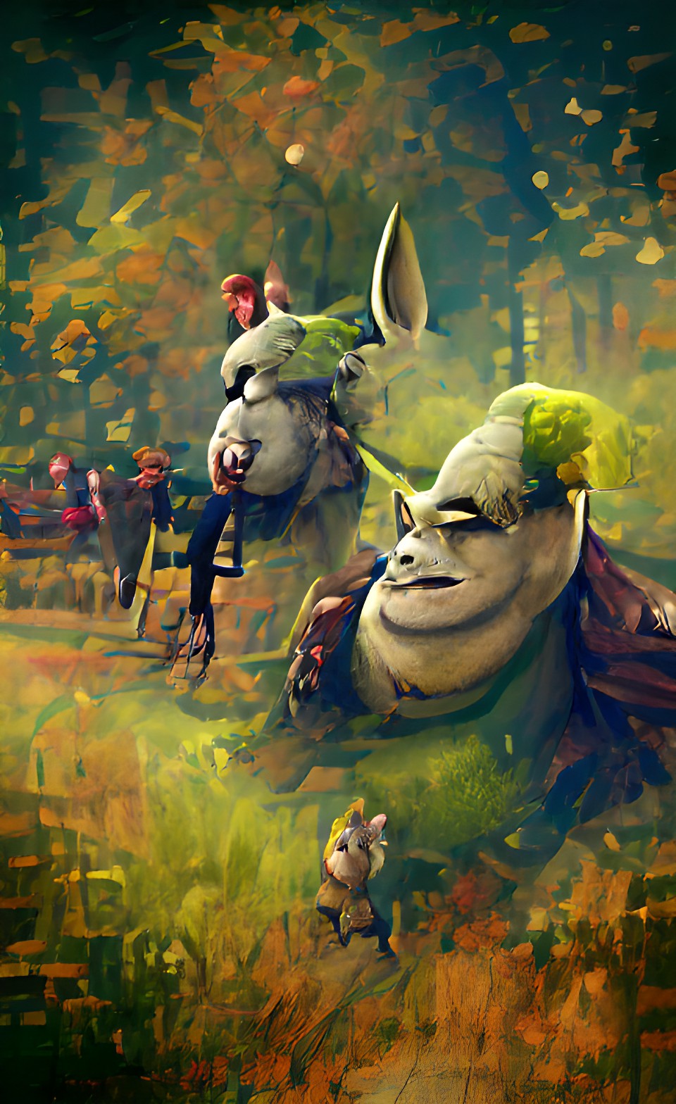 Shrek - Alt Reality - shrek and donkey artstation.com hd preview