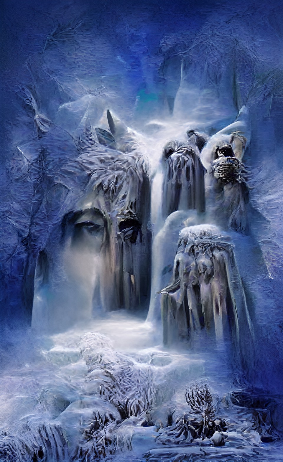 the spirits of the frozen waterfall, the spirits of intricate frost, the spirit of the majestic blizzard preview