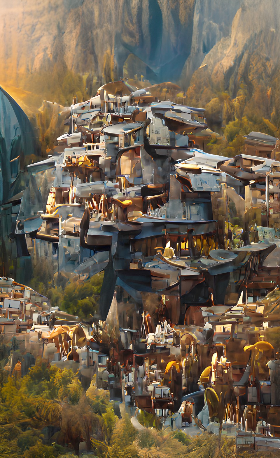 mountaintop medieval colony preview