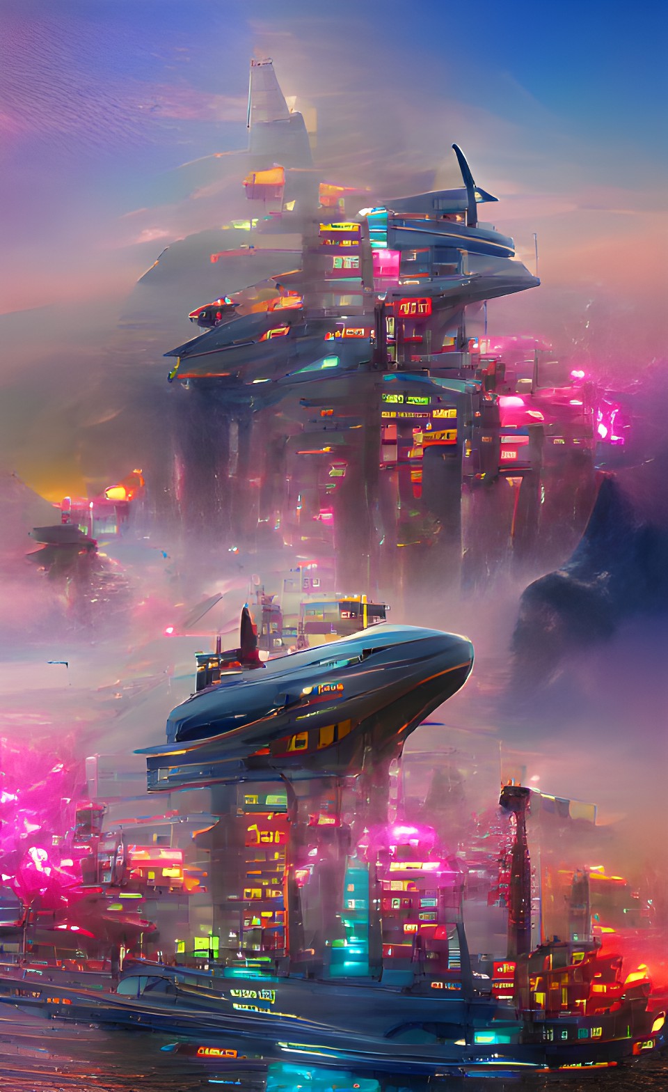 futuristic city preview