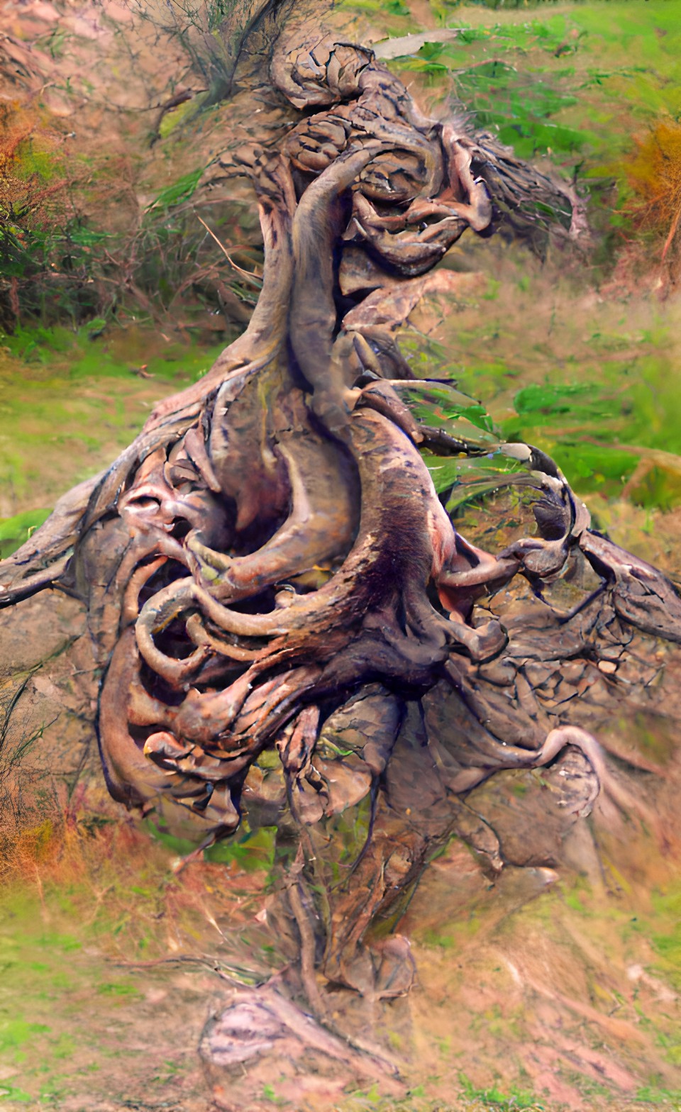 twisted gnarled wise old tree of life preview