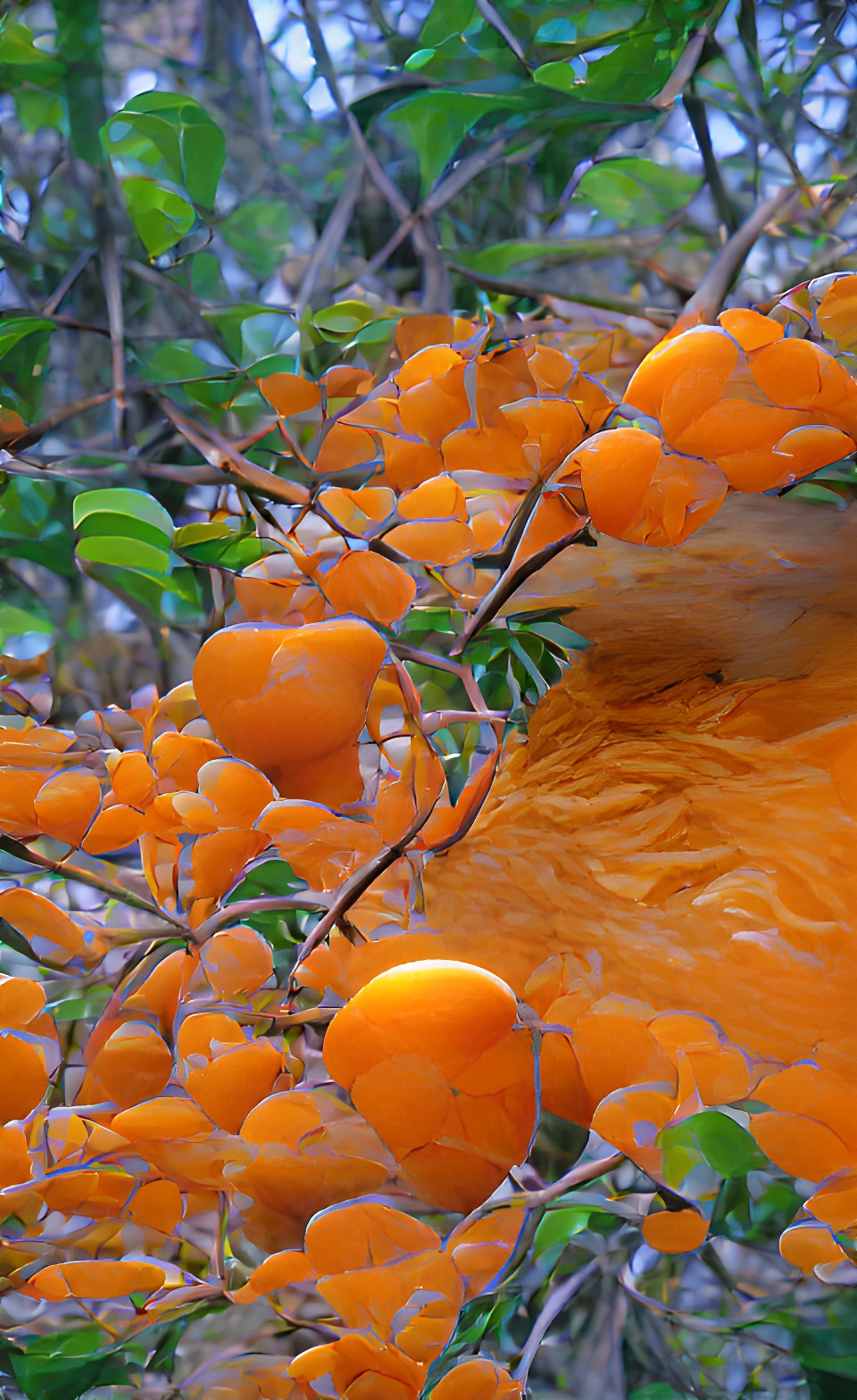 orange in nature preview