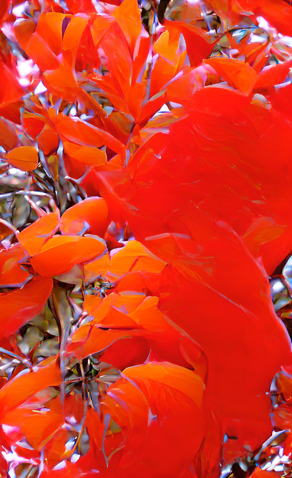 orange and red in nature preview