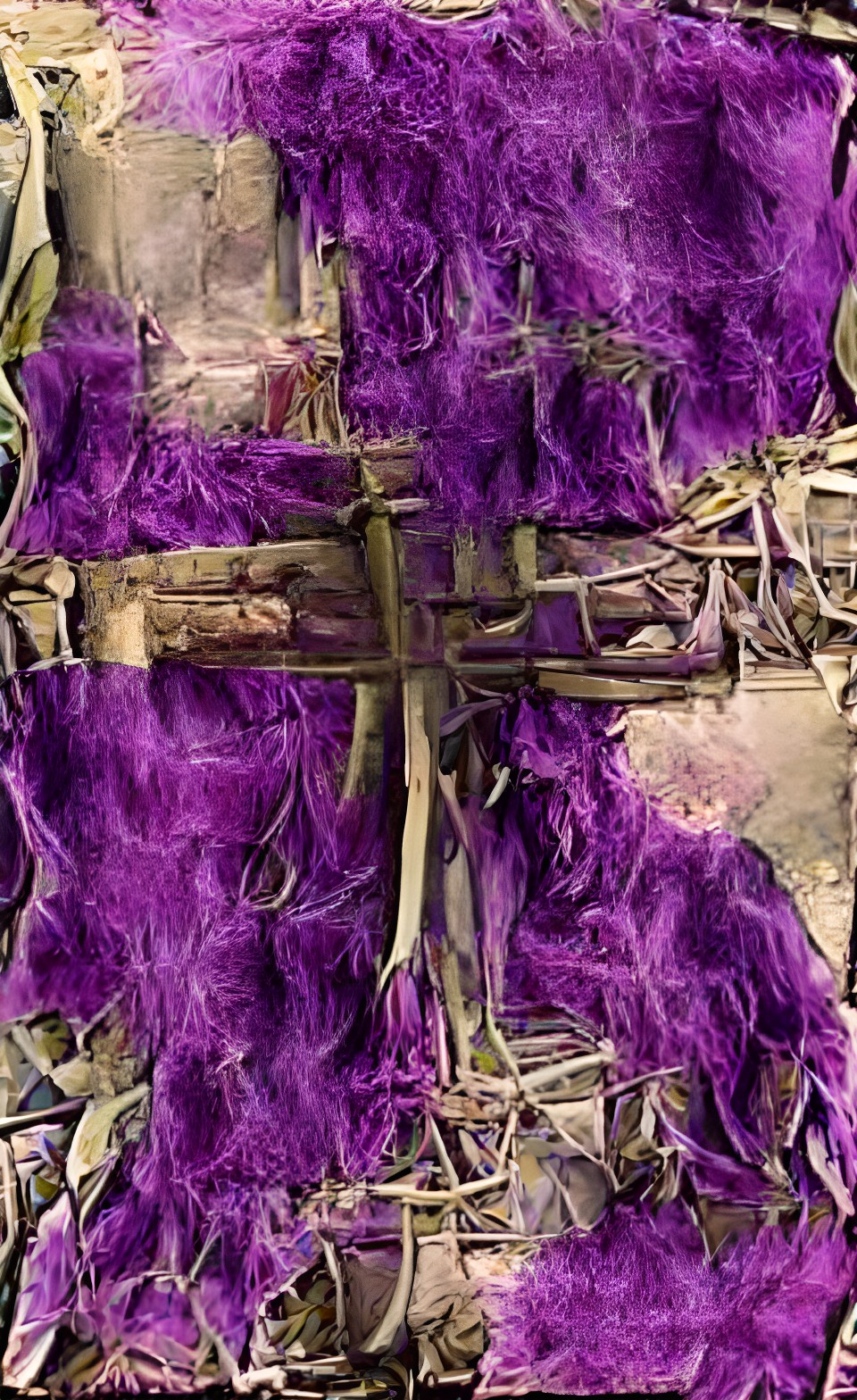 sackcloth and ashes. repent purple, lent preview