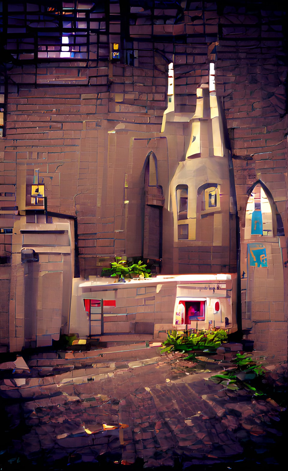 tiny forgotten back alley cathedral preview