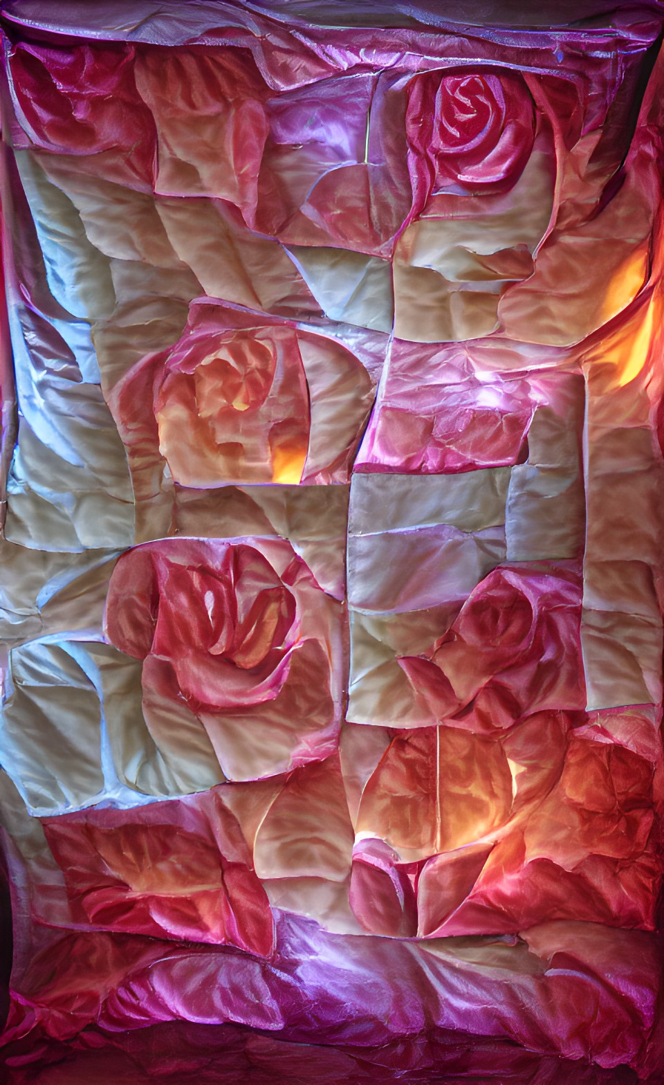 rose quilt translucent illuminated preview