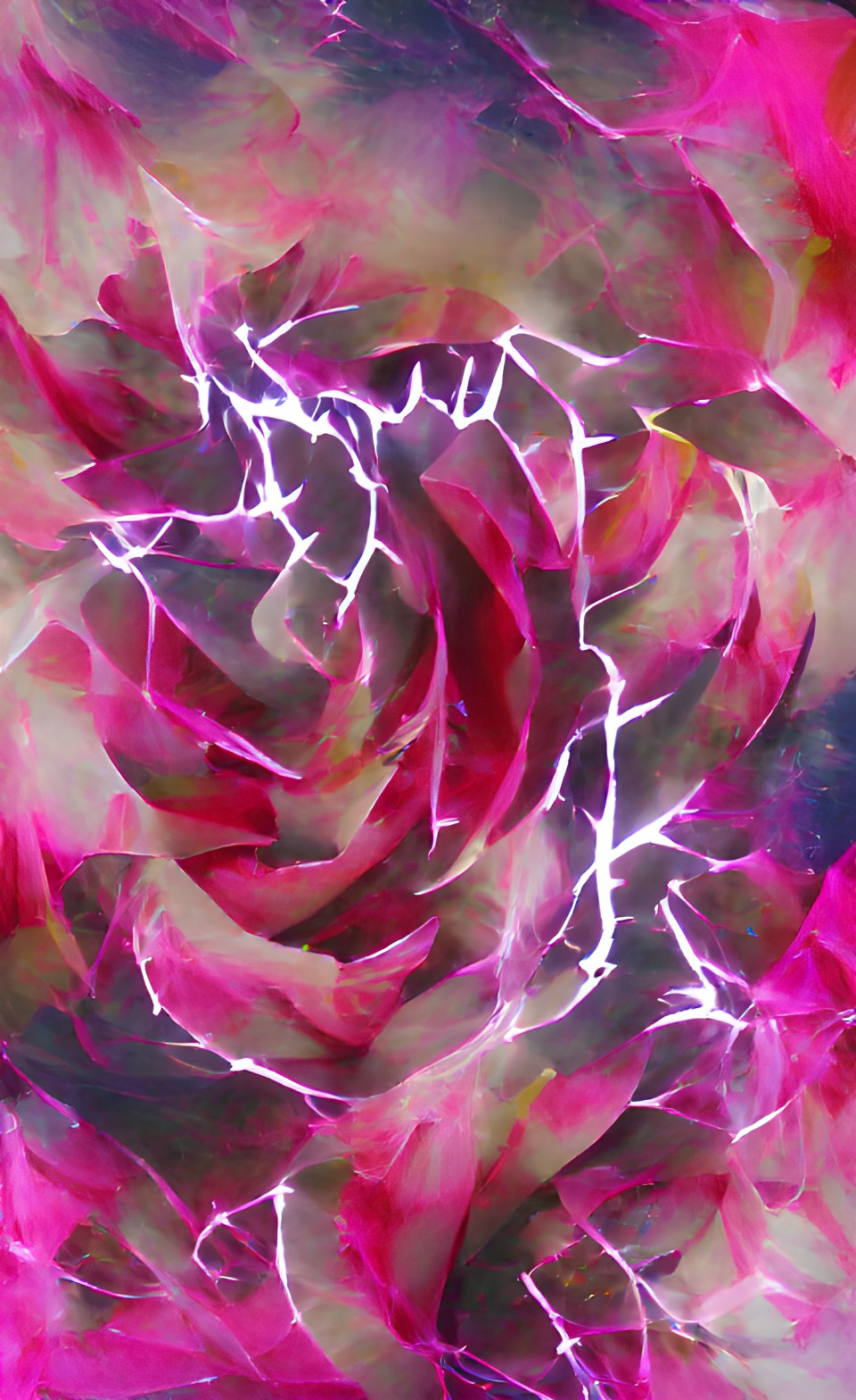 abstract lightning rose preview