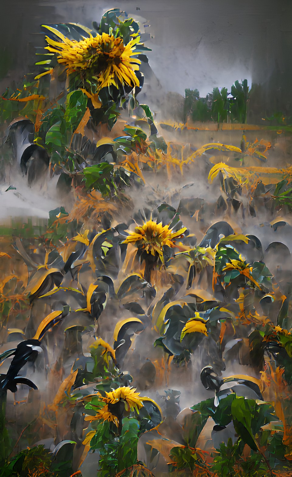 storm of sunflowers preview