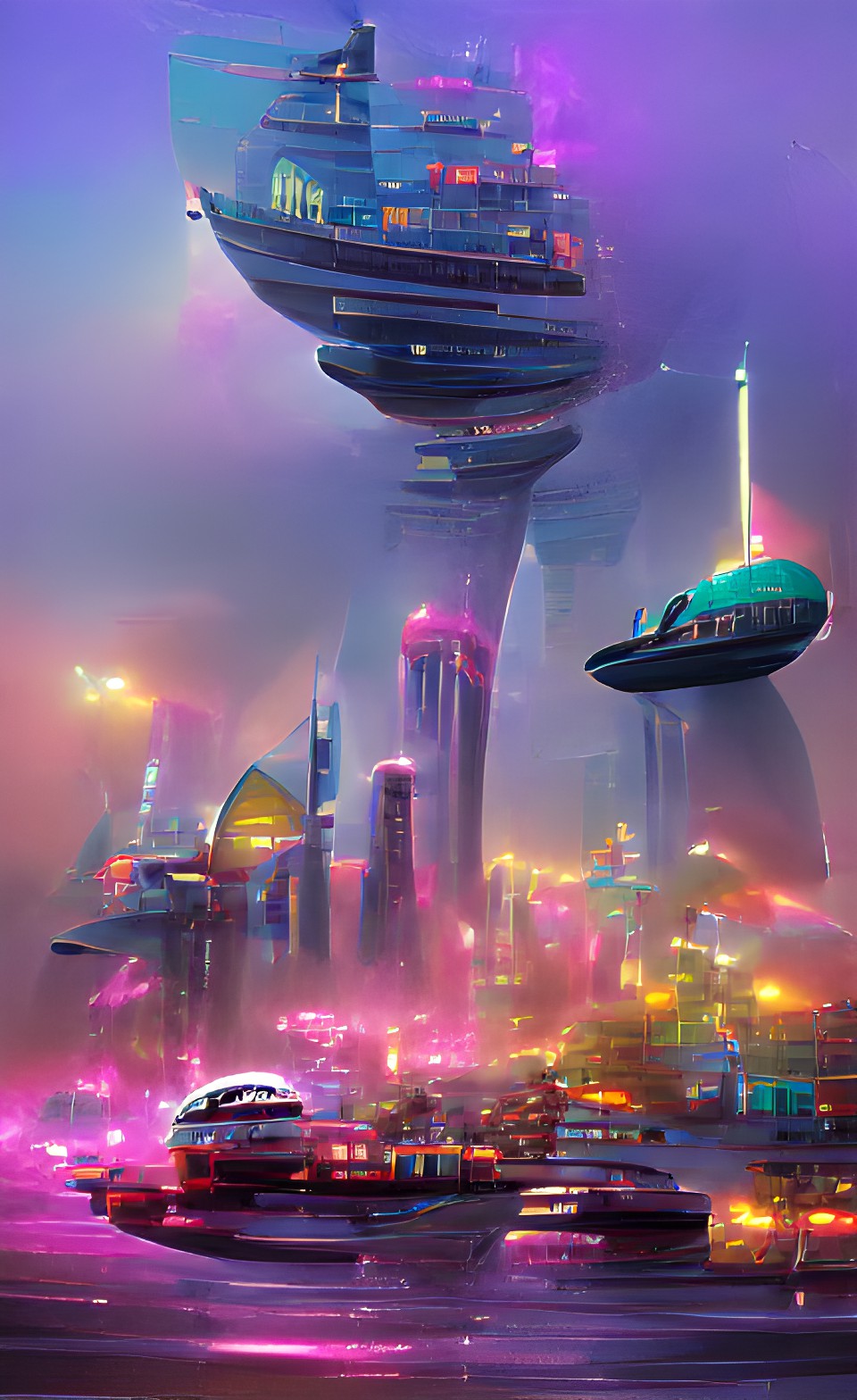 futuristic city preview