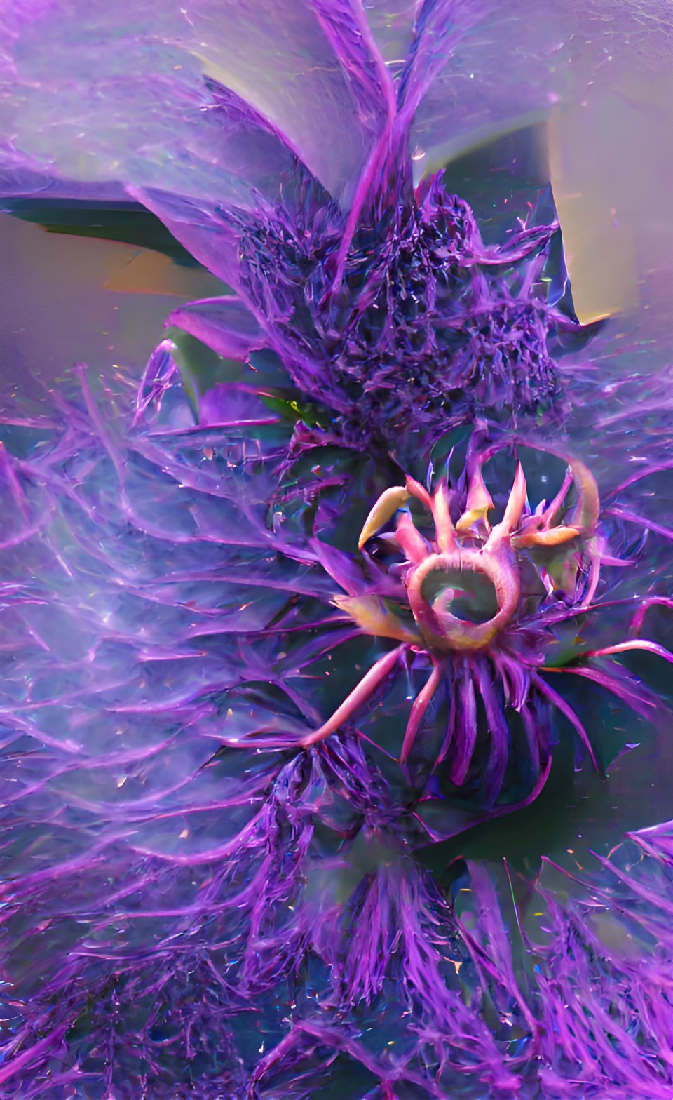 alien flower in purple preview