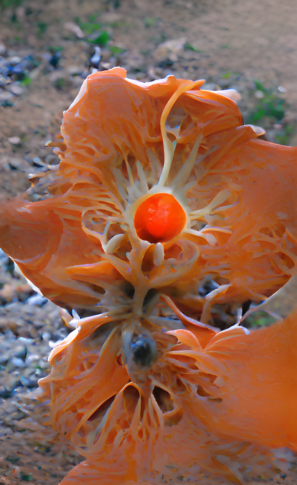 alien flower in orange preview