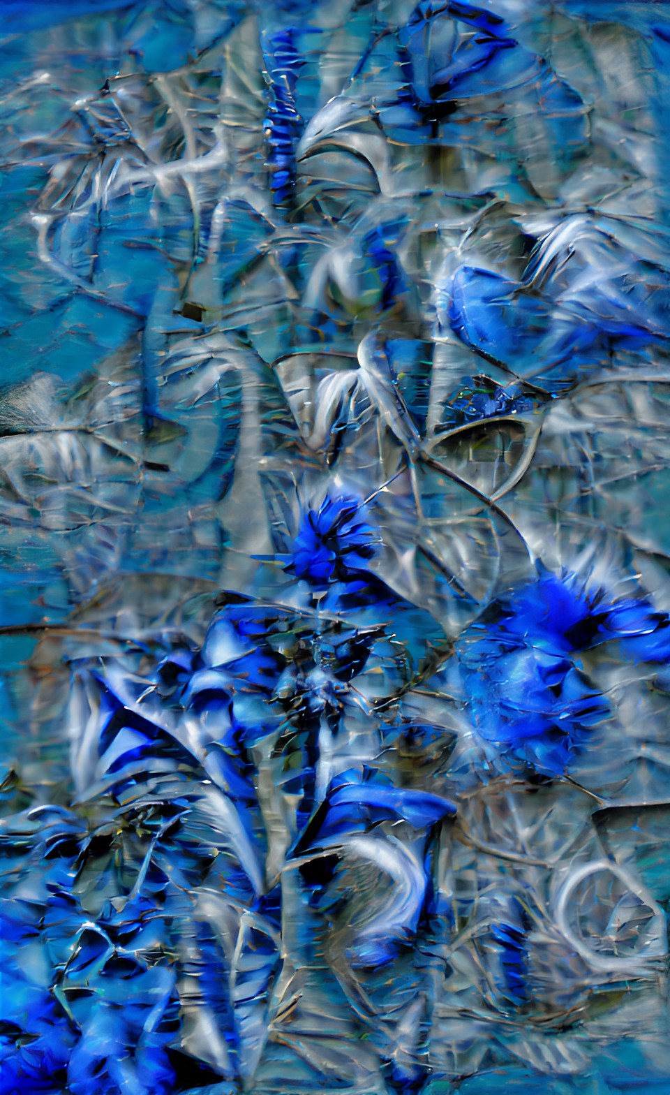 blue emotions, variations on blue, blue in nature, blue patterns, blue textures preview