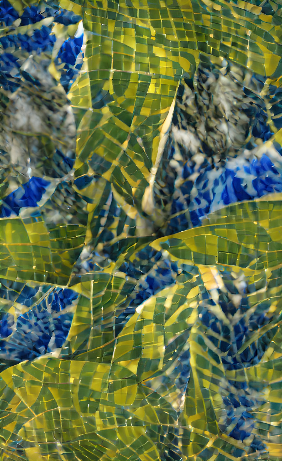 natural blue, yellow, green patterns and textures preview