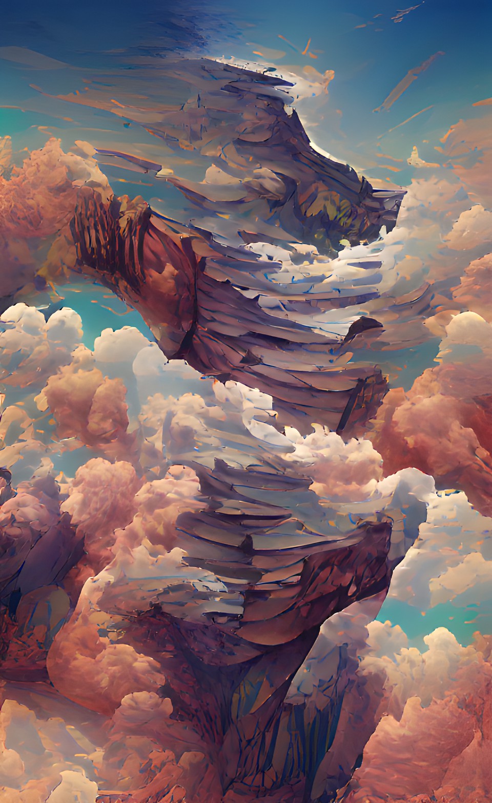 cliffs in the clouds preview