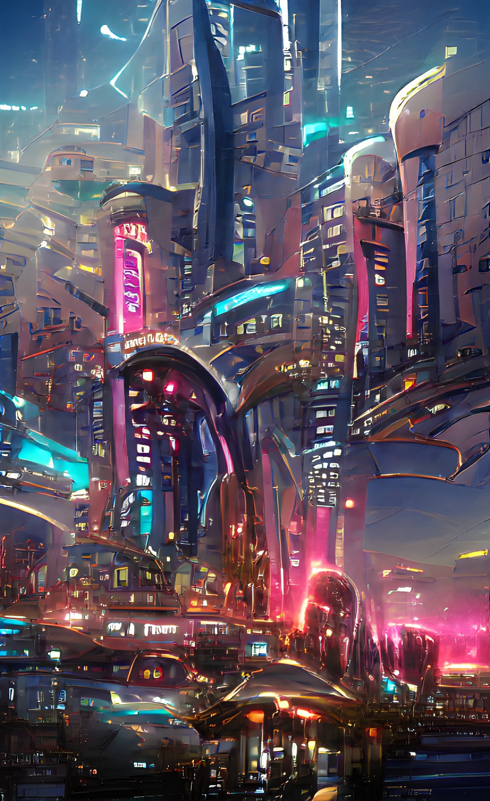 futuristic city preview