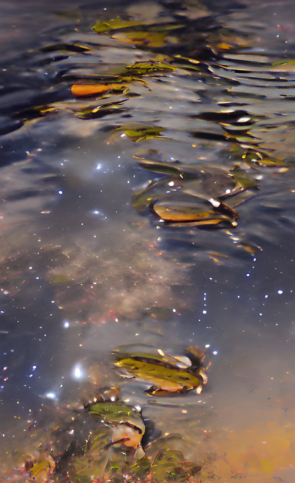 All in the Stars - wide angle | galaxies and stars reflected in a river in the ardèche | 8k hd preview