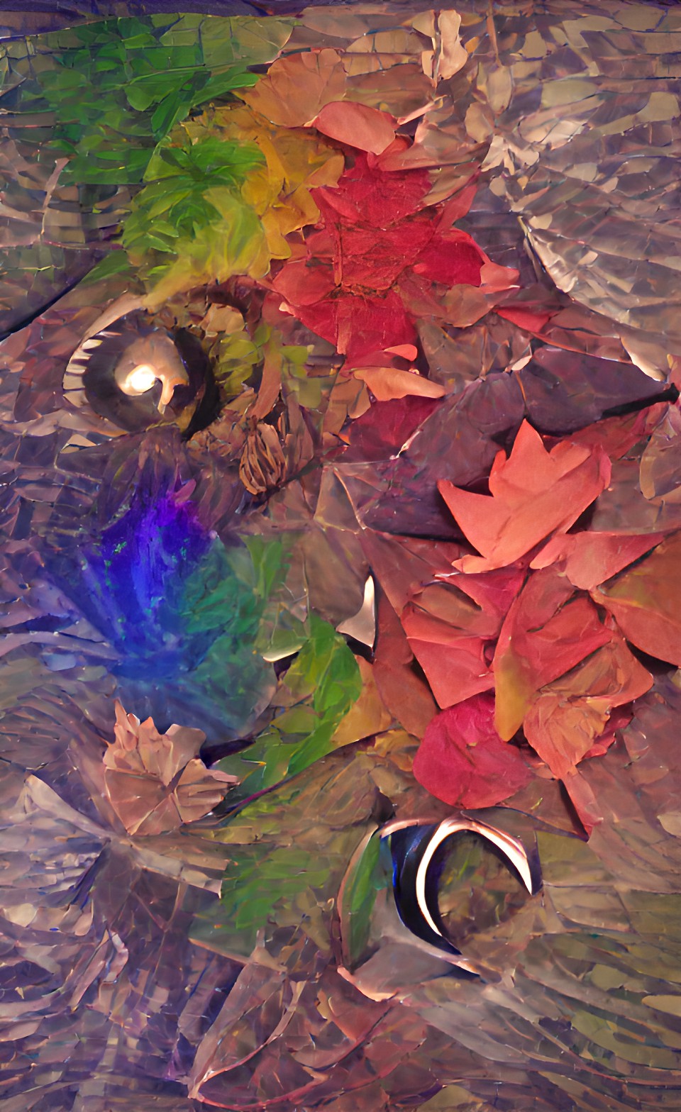 color wheel, fall leaves, northern lights, rainbow preview