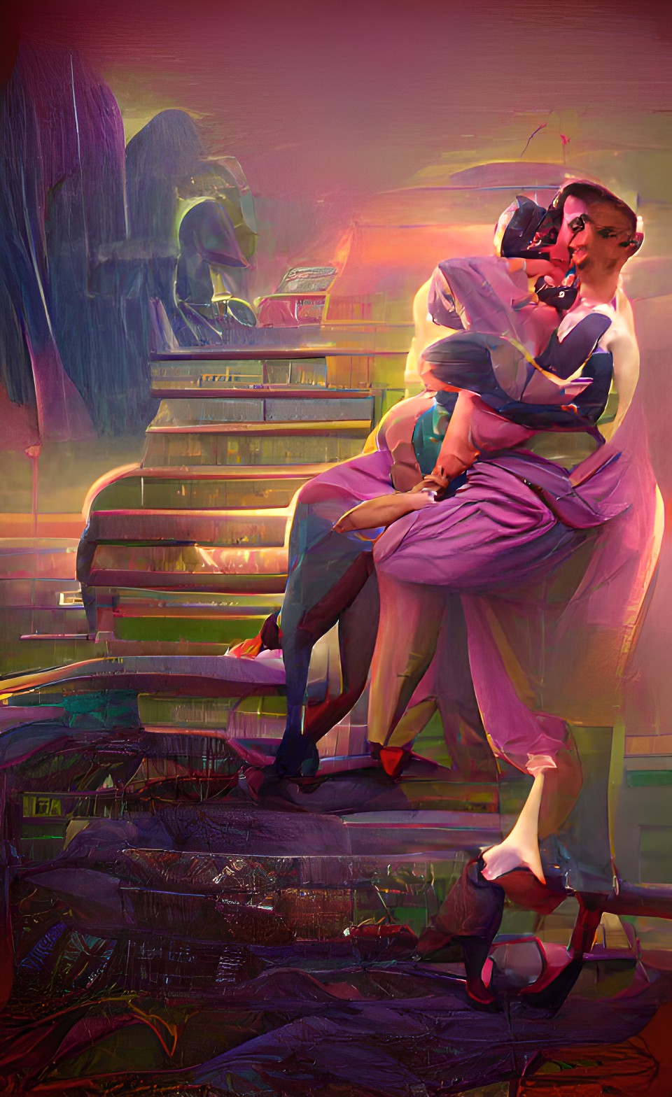 man and lady in love in 1950’s preview