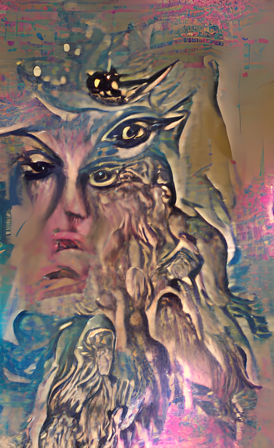 lady wisdom weeping, stars falling from heaven, icarus, judas throwing away the silver, odin hanging on the cosmic tree, preview