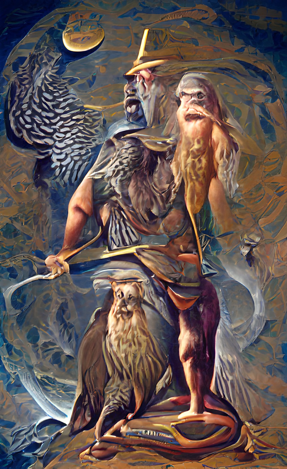 mercury the messenger god, odin the wise wanderer preview