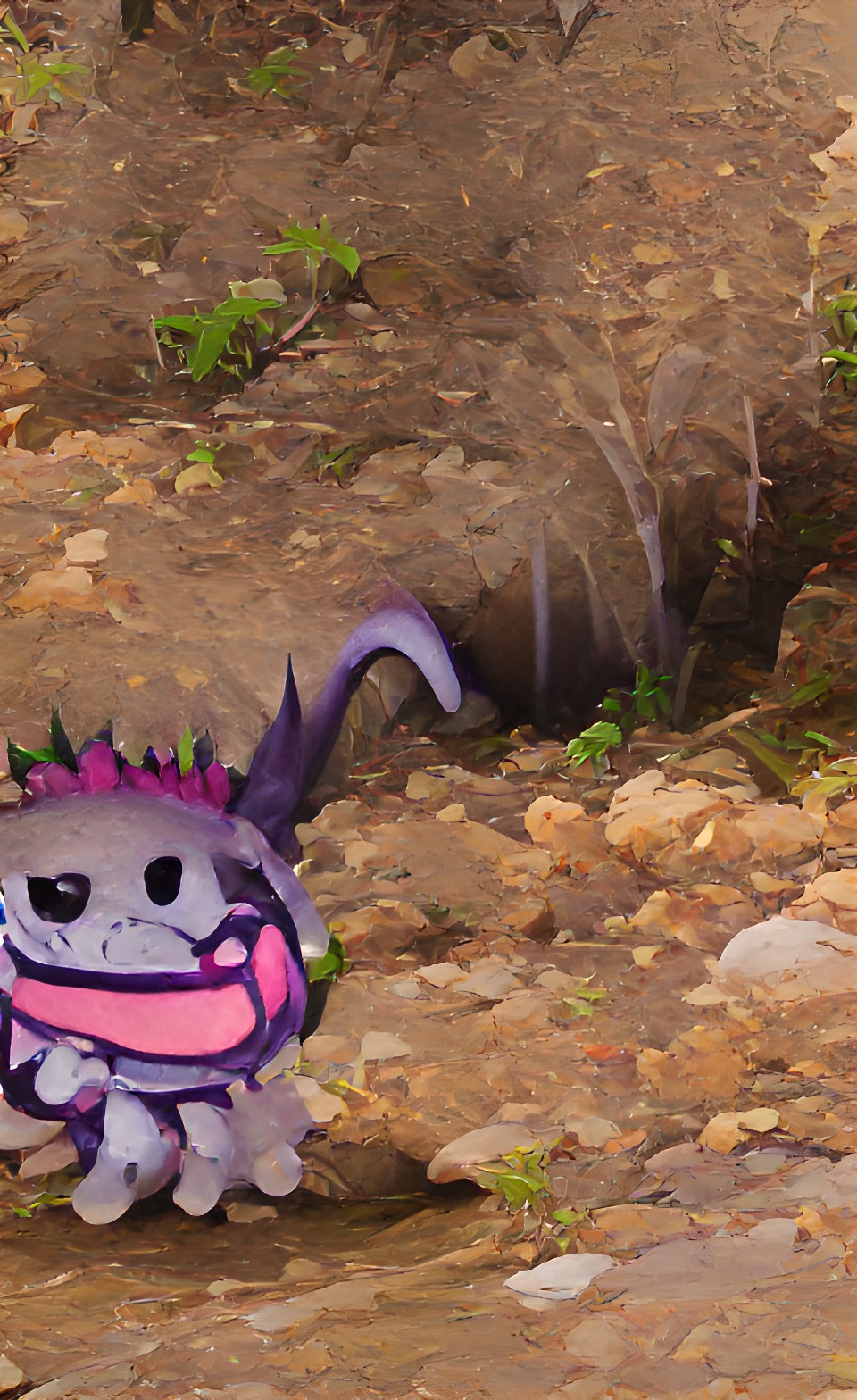 a cute but dangerous monster, in its natural habitat preview