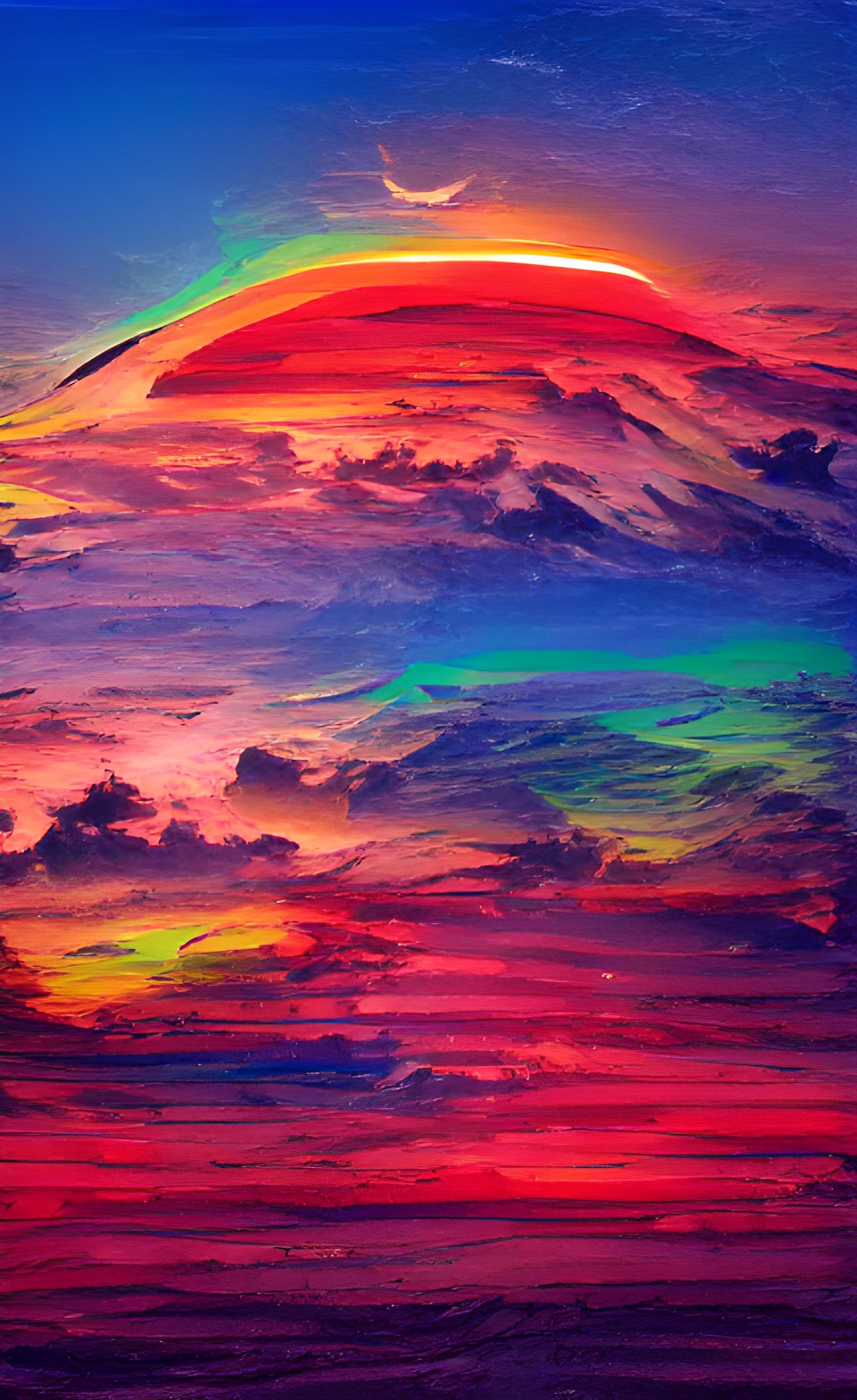 rainbow sunset preview