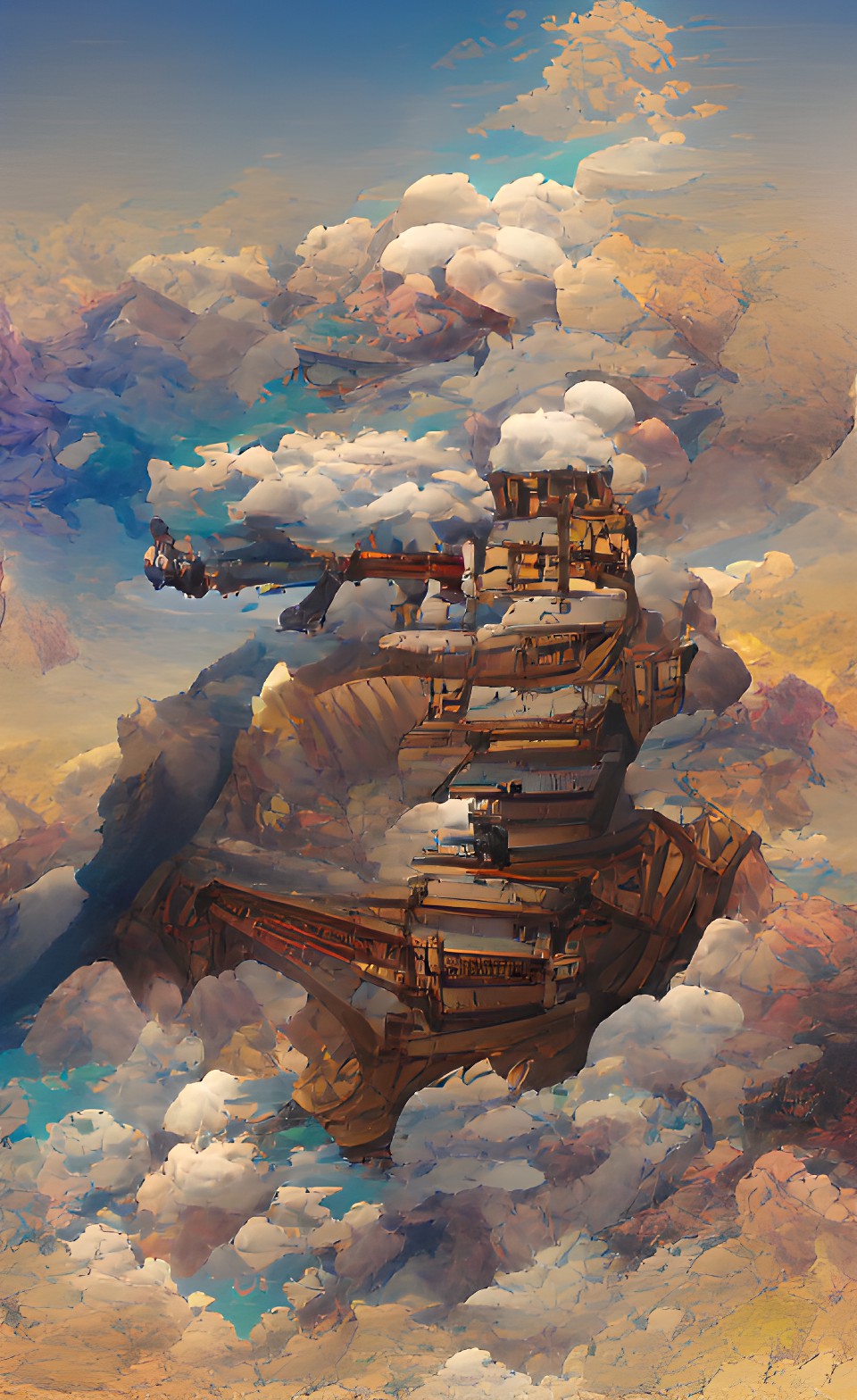 cliffs in the clouds preview