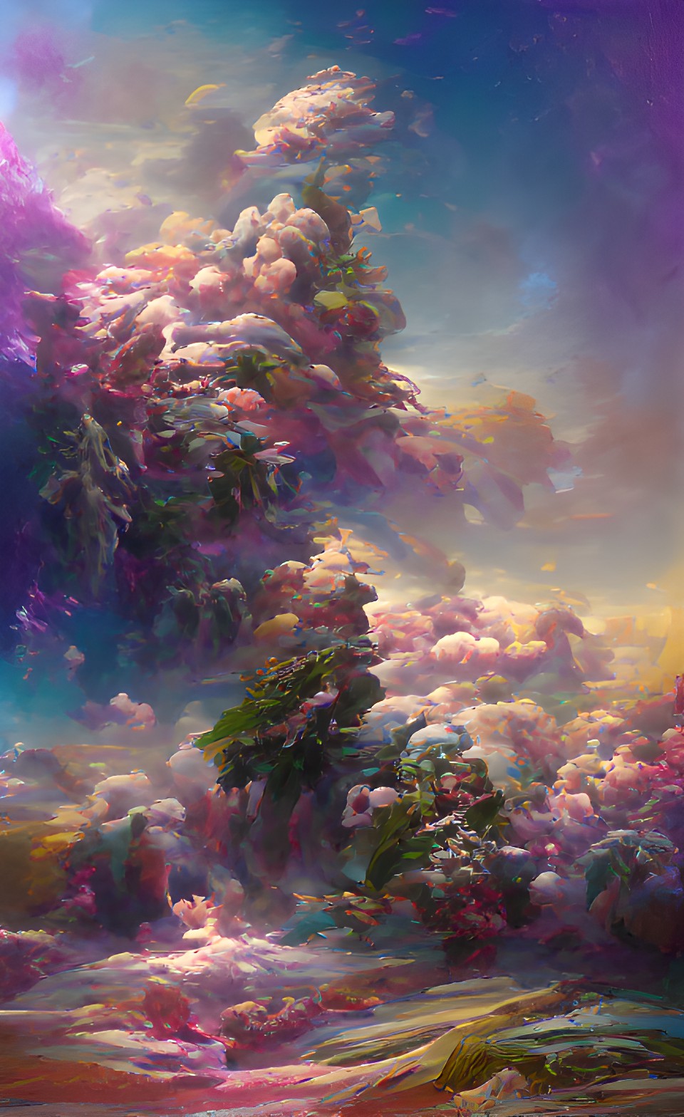 fracturing sky lush forest preview