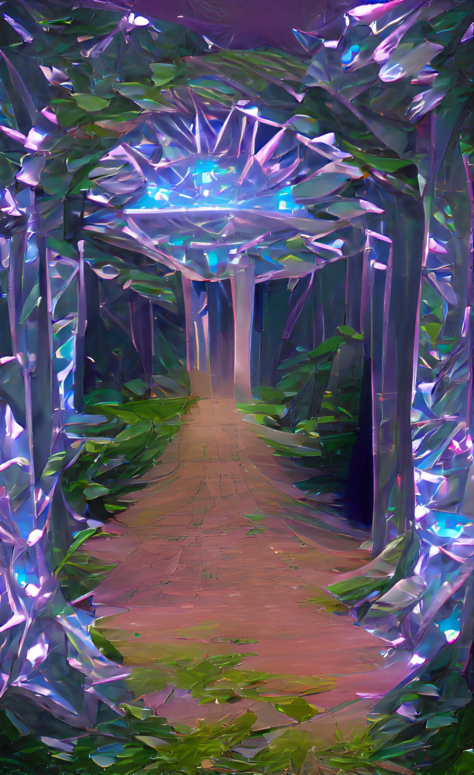 a portal to the diamond forest preview