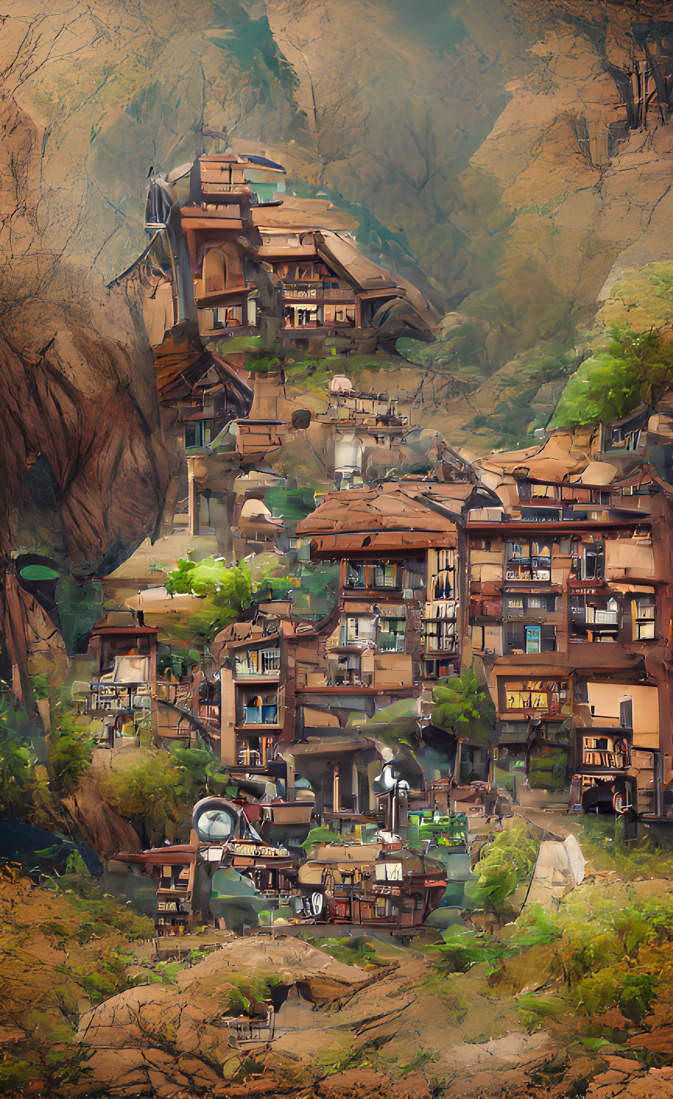 hidden village in the mountains preview