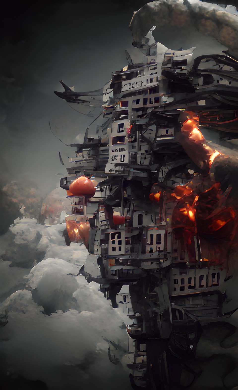 bombing moscow to hell | trending on artstation, cinema4d hd preview