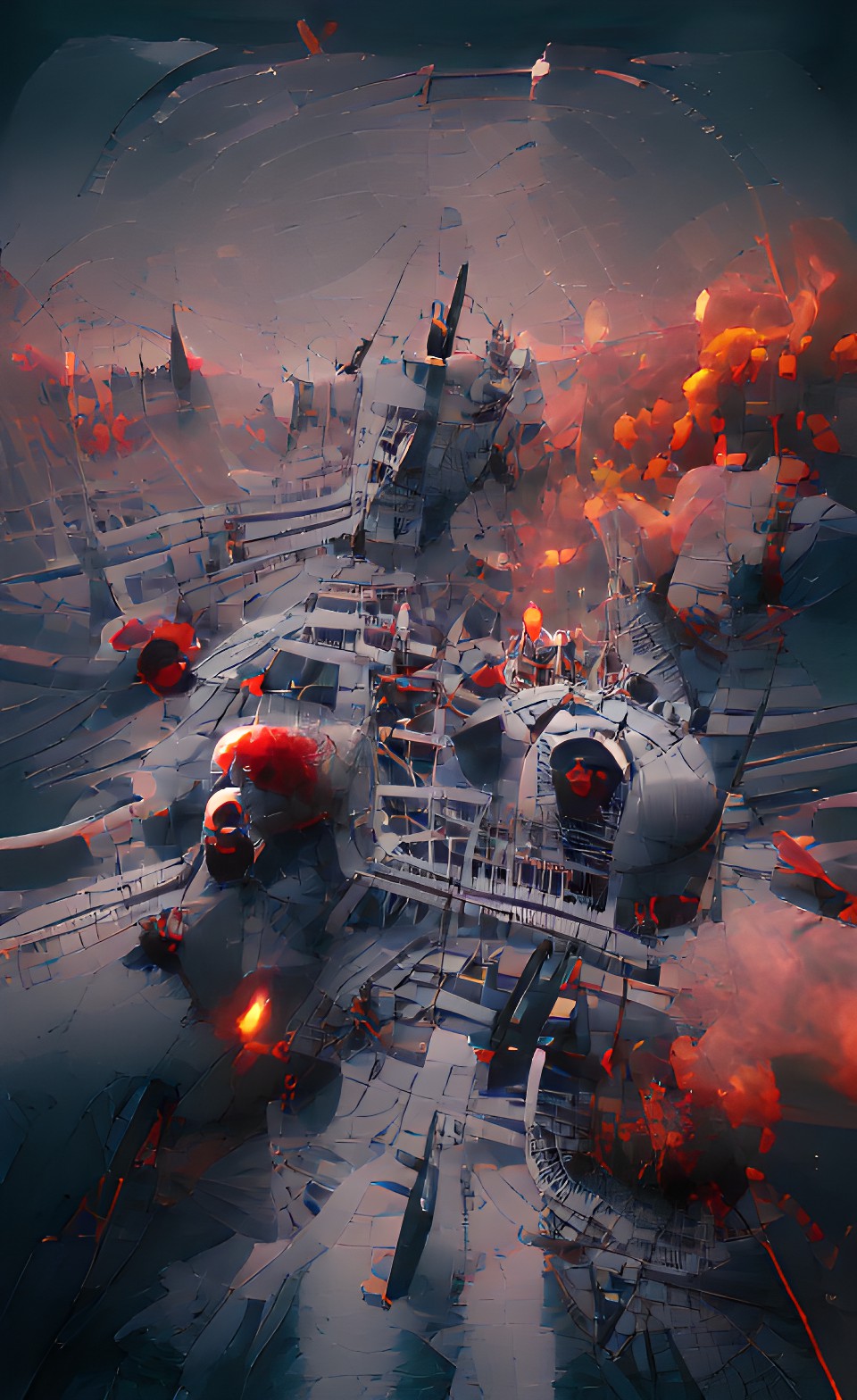 bombing moscow to hell | trending on artstation, cinema4d hd preview