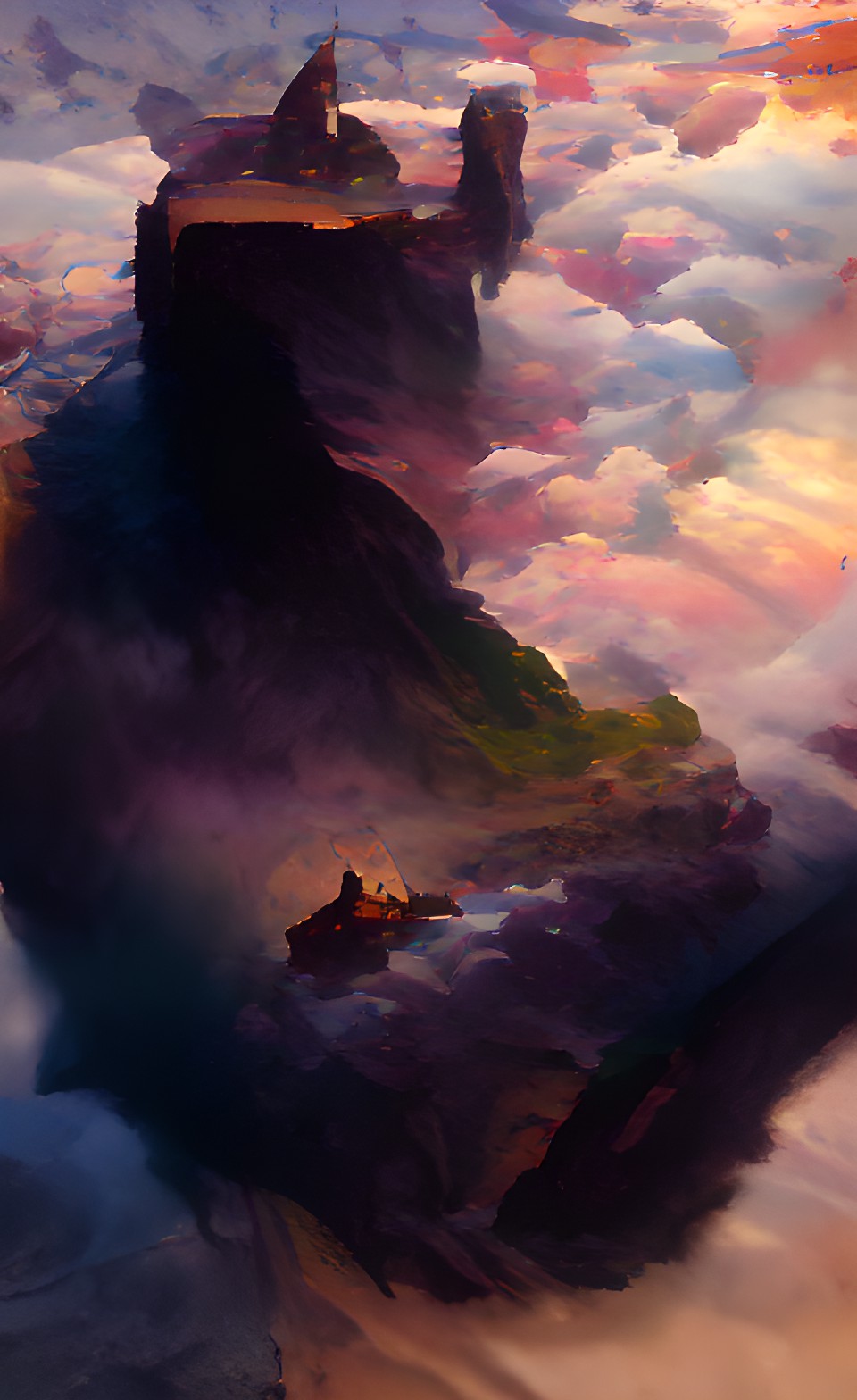 cliffs in the clouds preview