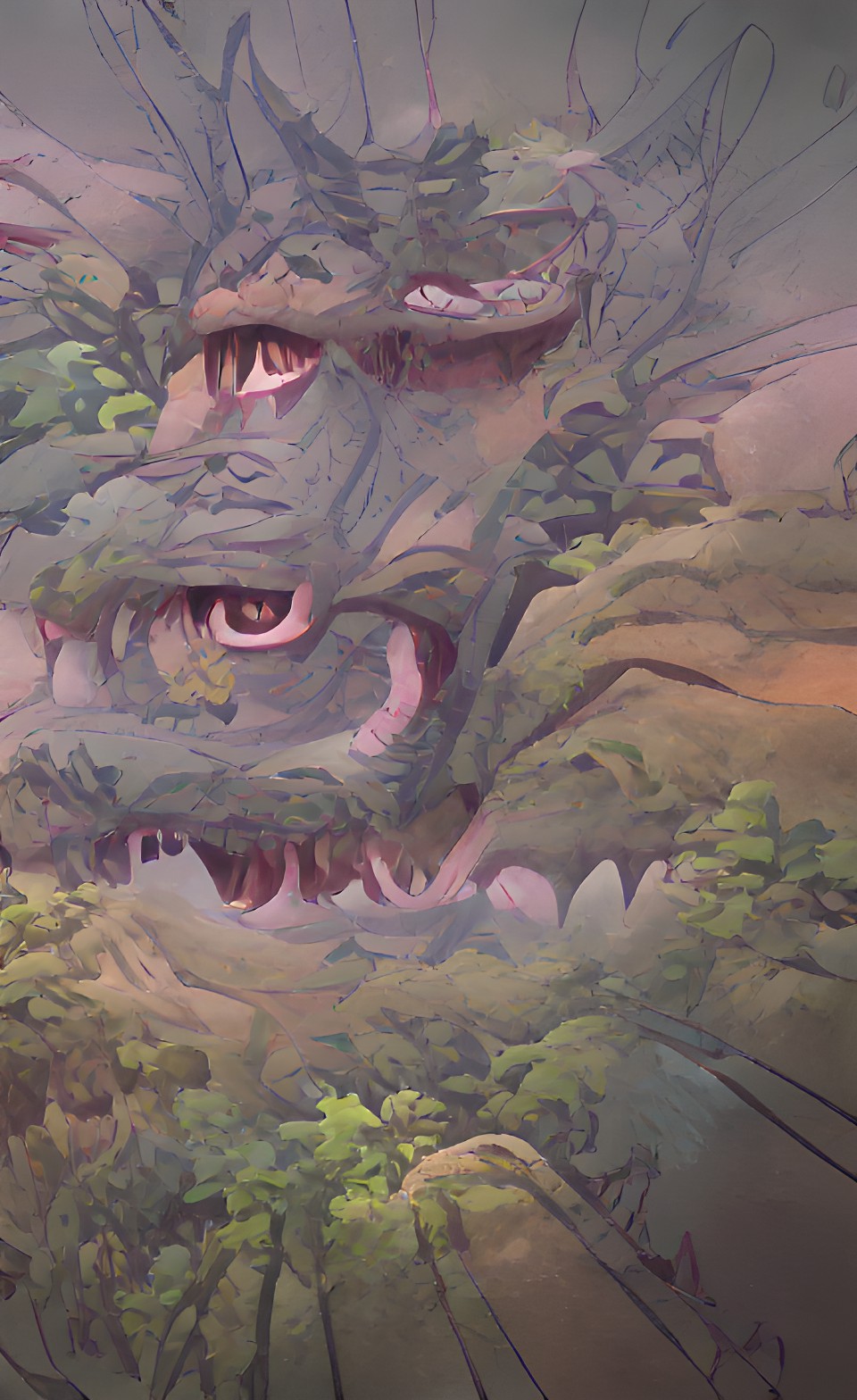 dragon jungle face preview