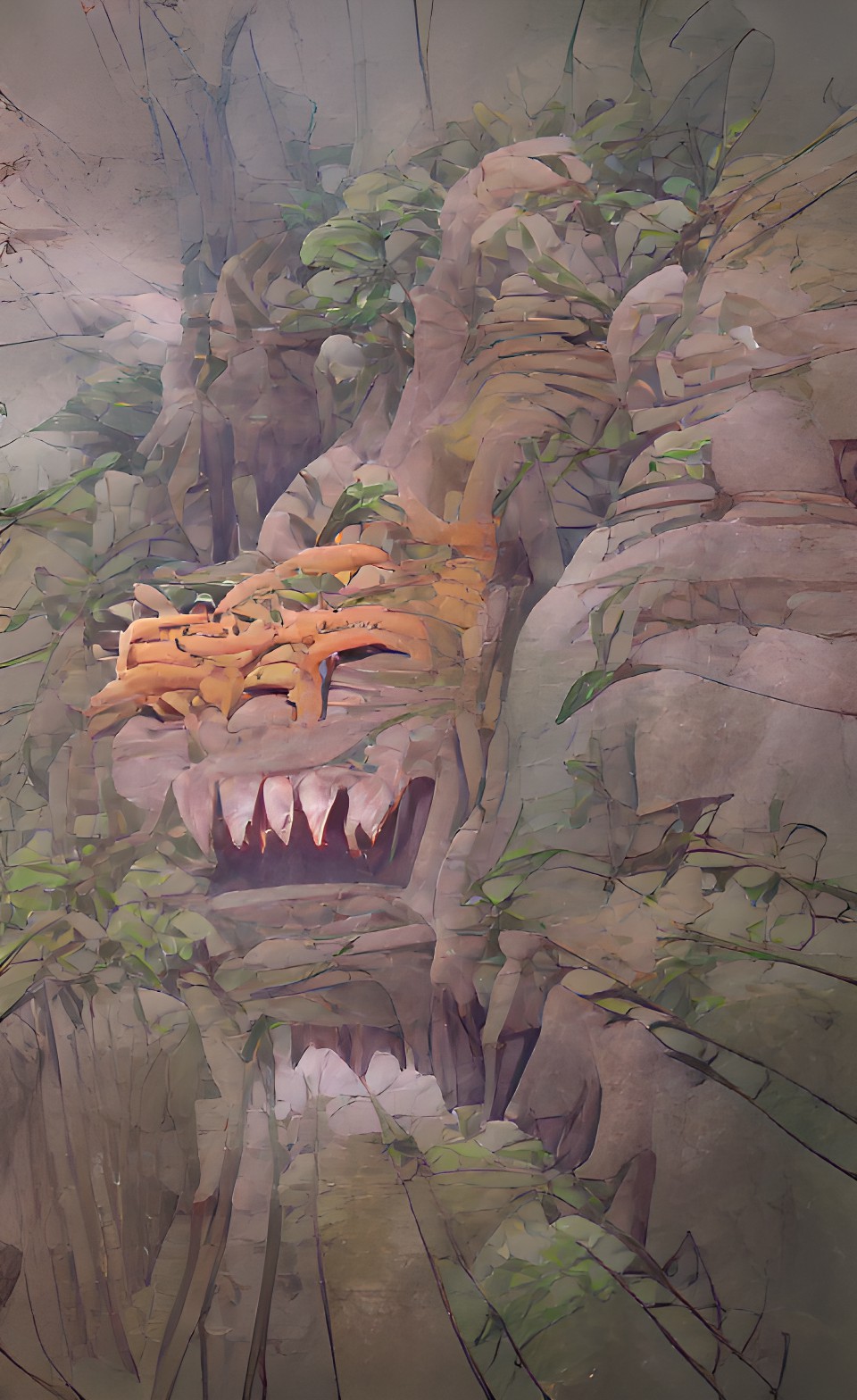 dragon jungle face preview