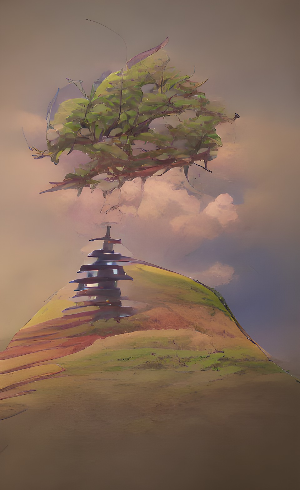 tree on a hill preview