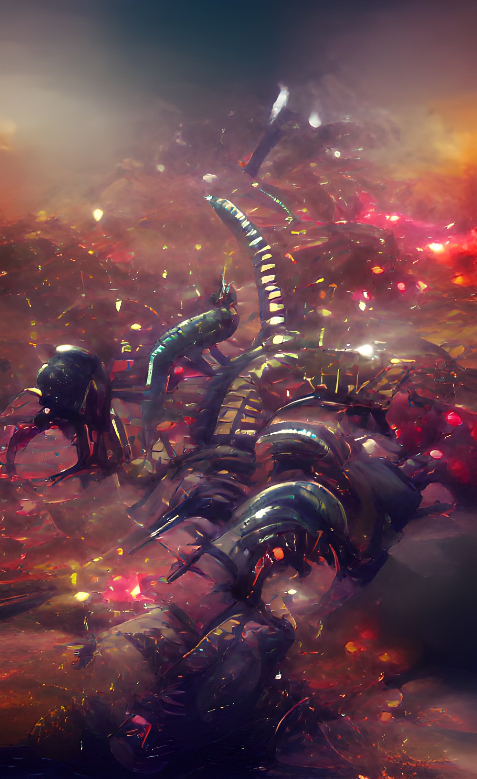 centipede deep space | artstation hd preview