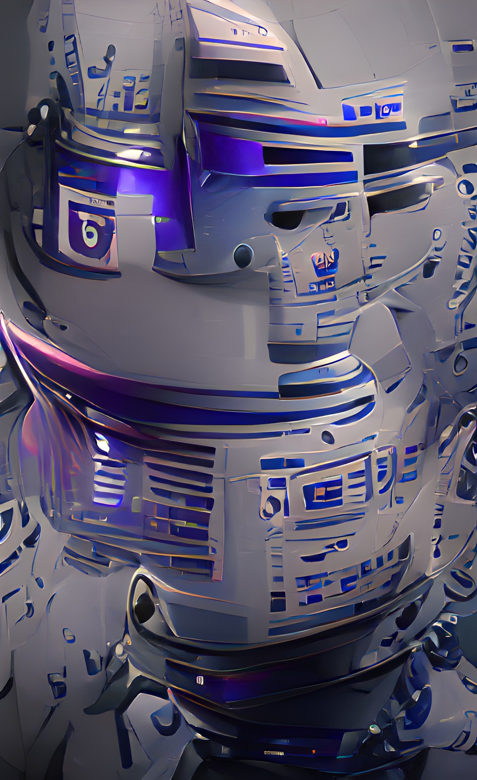 vaporware star wars r2-d2 | super detailed | trending on artstation, cinema4d hd preview