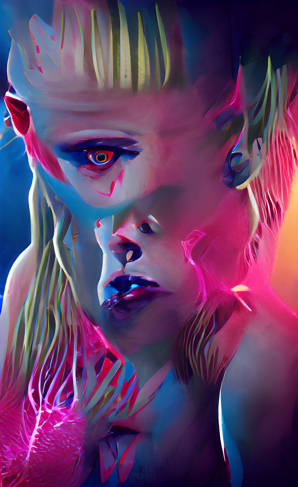 Vi$$er - die antwoord, vi$$er, neon demon | super detailed uhd preview