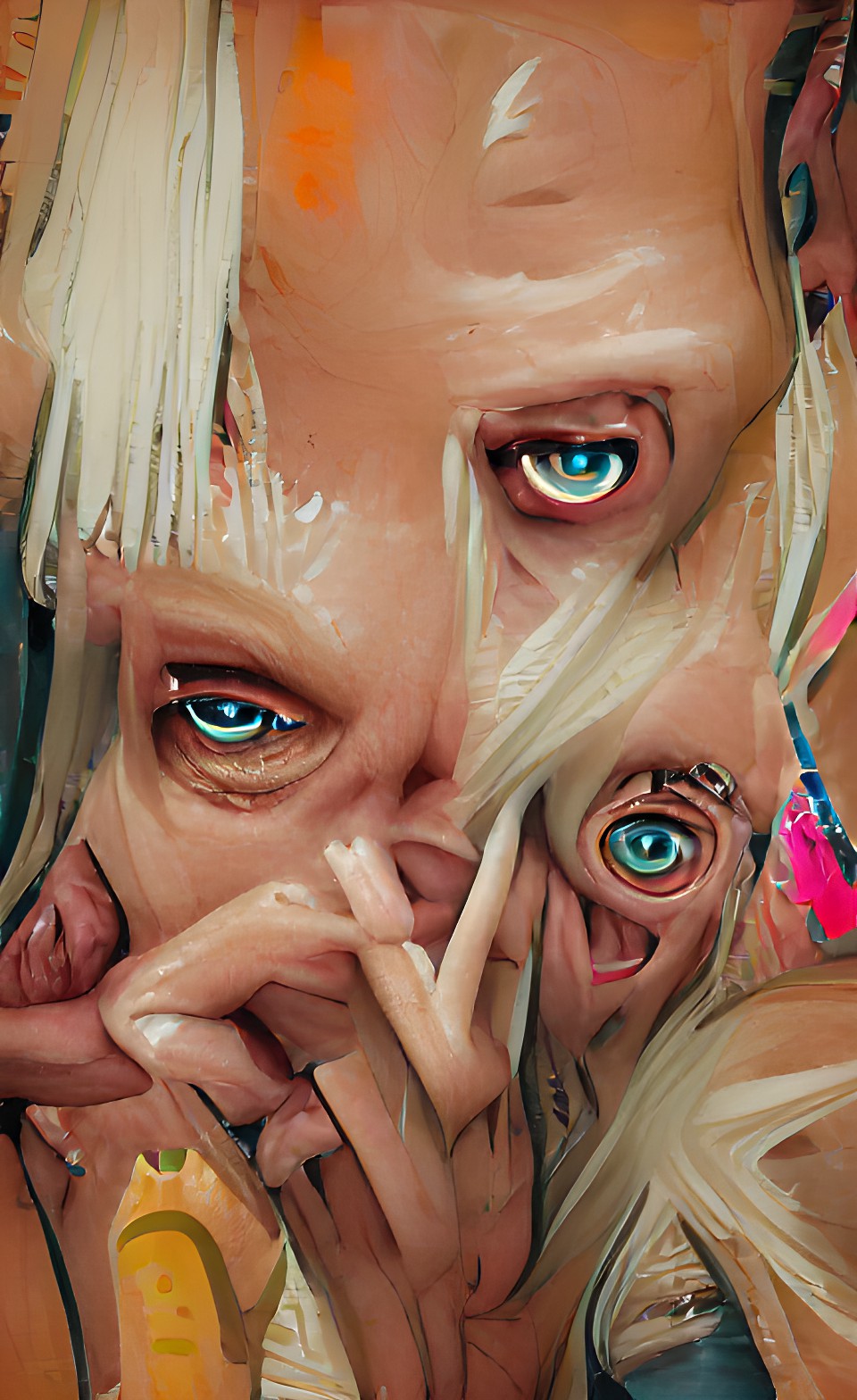 Die Antwoord - portrait, die antwoord, freaky black eyeballs, white skin | all the details hd preview