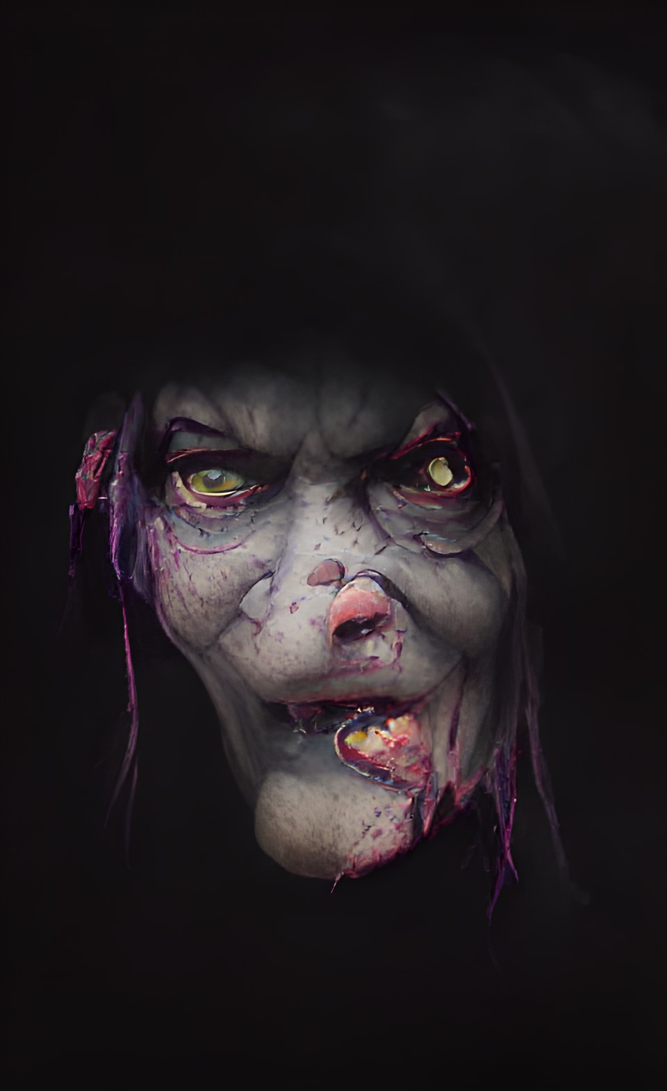 angry zombie witch | trending on artstation, cinema4d hd preview