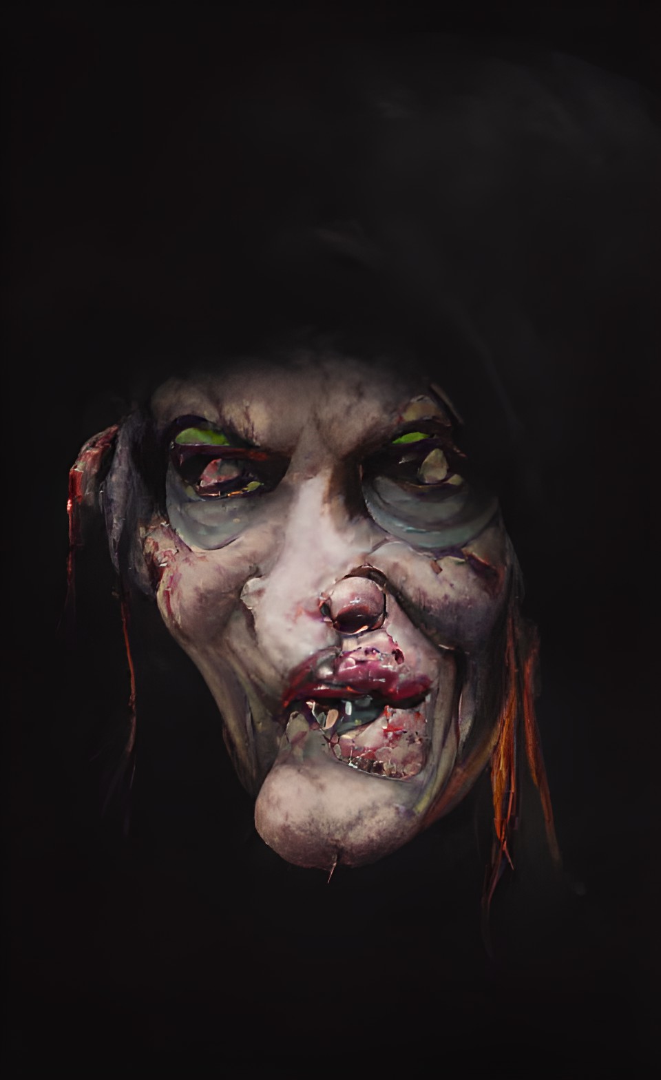 angry zombie witch | trending on artstation, cinema4d hd preview