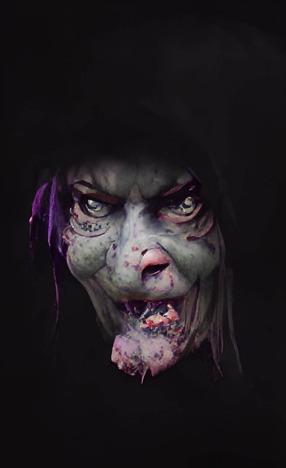 angry zombie witch | trending on artstation, cinema4d hd preview