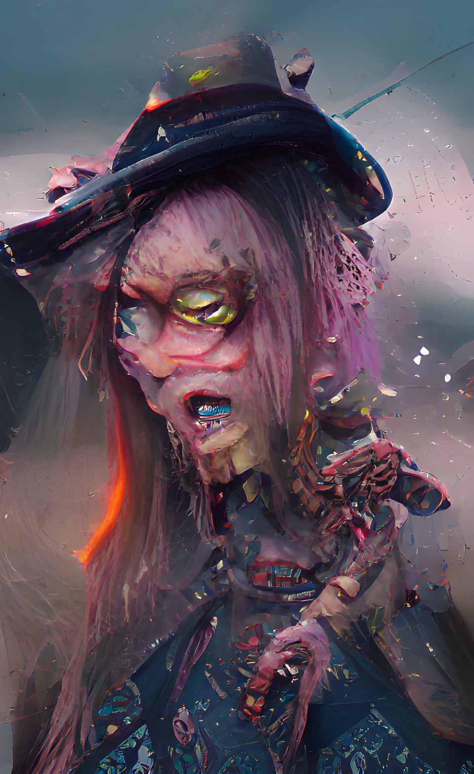 angry zombie witch | trending on artstation, cinema4d hd preview