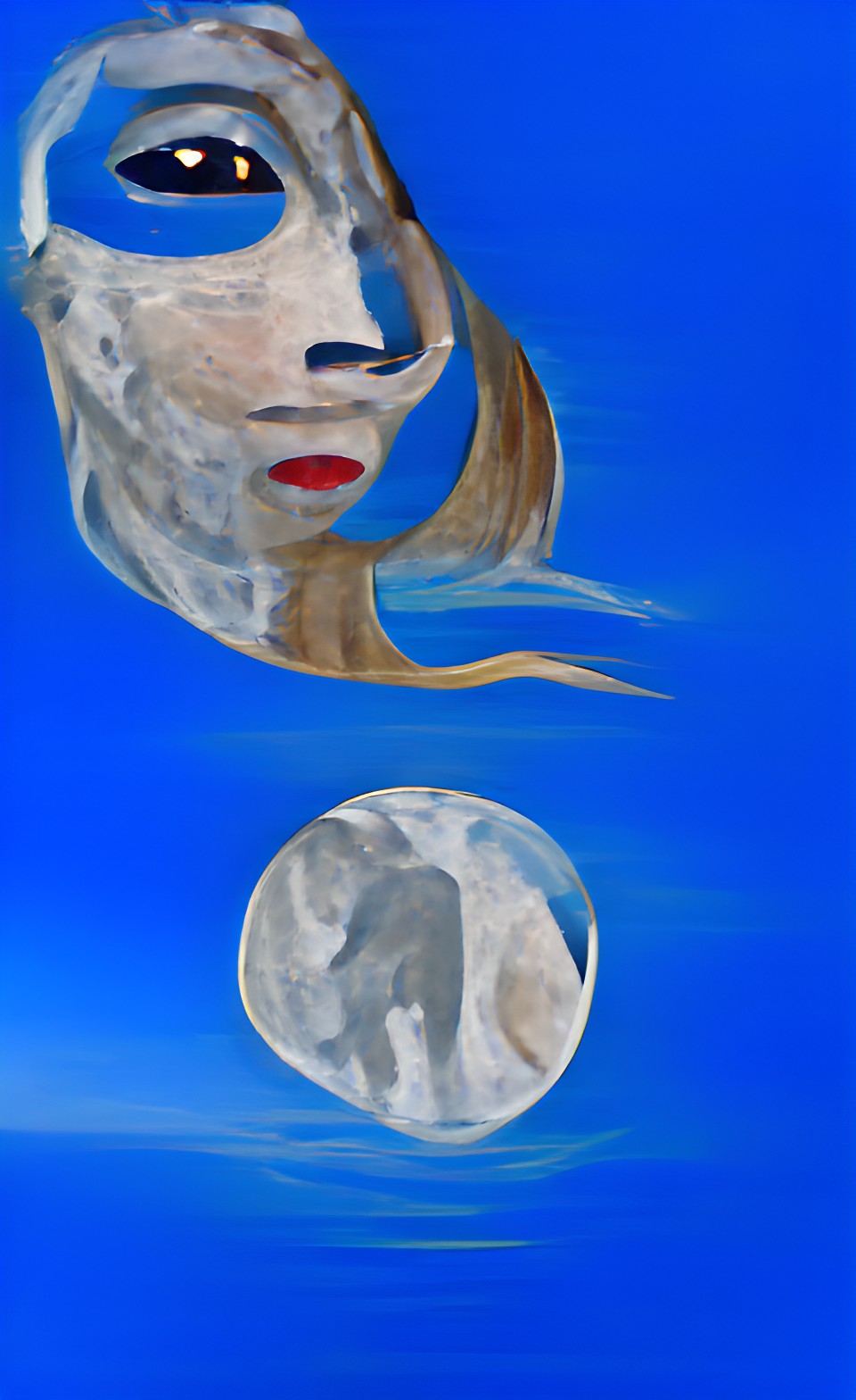 moon artemis huntress phases of the moon vast blue sky sea preview