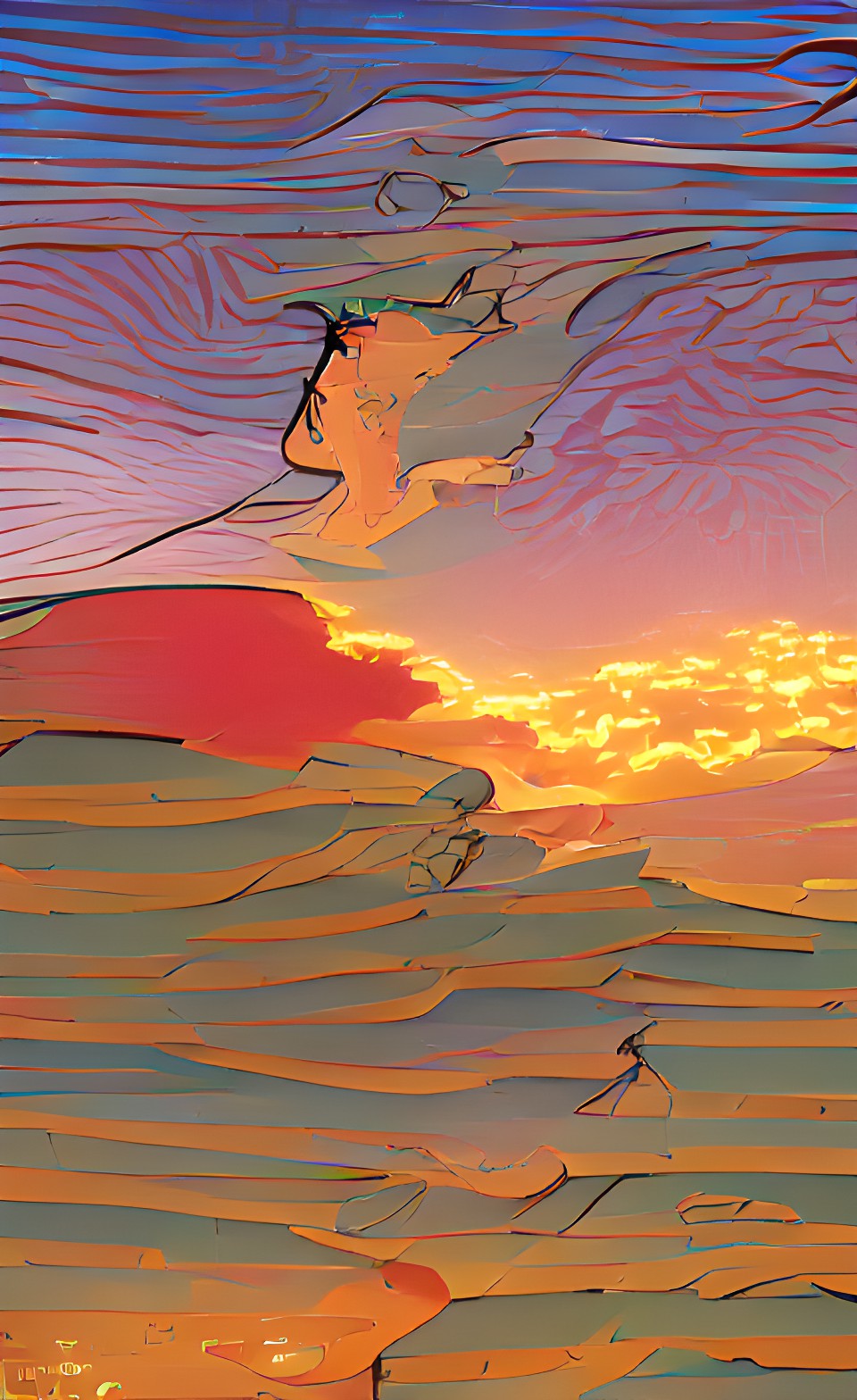 Fire under the sun - sunsets preview